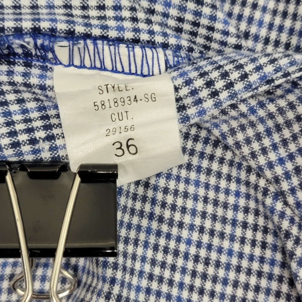 Polo Ralph Lauren Shorts Mens 36 (Fits 34) Classic Golf Blue Houndstooth Crest - Picture 6 of 11